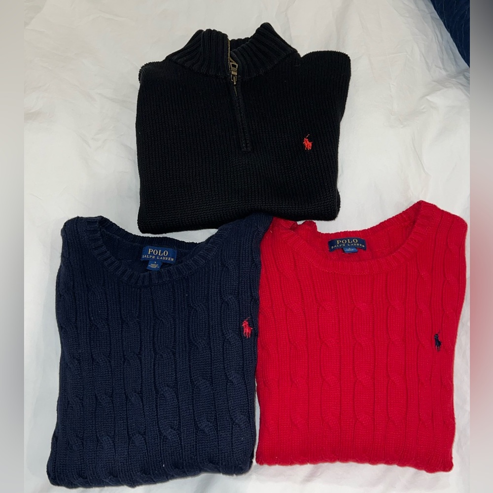 Polo by Ralph Lauren boys size 7 sweaters